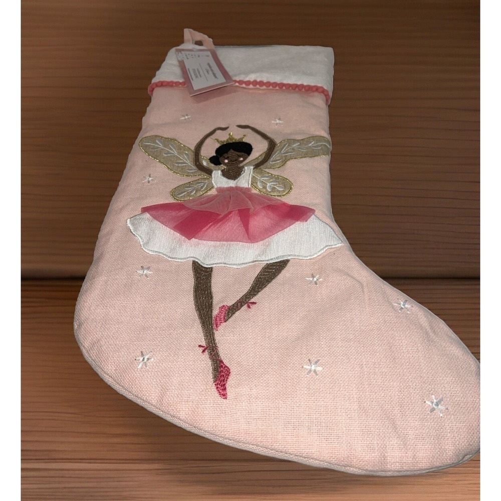 NWT CUPCAKES & CASHMERE NUTCRACKER CHRISTMAS Stocking Sugar Plum‎ Fairy Pink